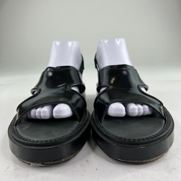 ADIEV Adieu Paris Slingback Type 43 Sandal US 7.5 Black Patent Leather Shoes main image 7